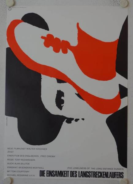 The Loneliness of the Long Distance Runner original release german movie poster